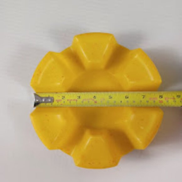 🔥4/$20 Taco Shell Holder NEW Speckled Yellow -Holds 6 Shells -Plastic -Circle - Picture 7 of 8